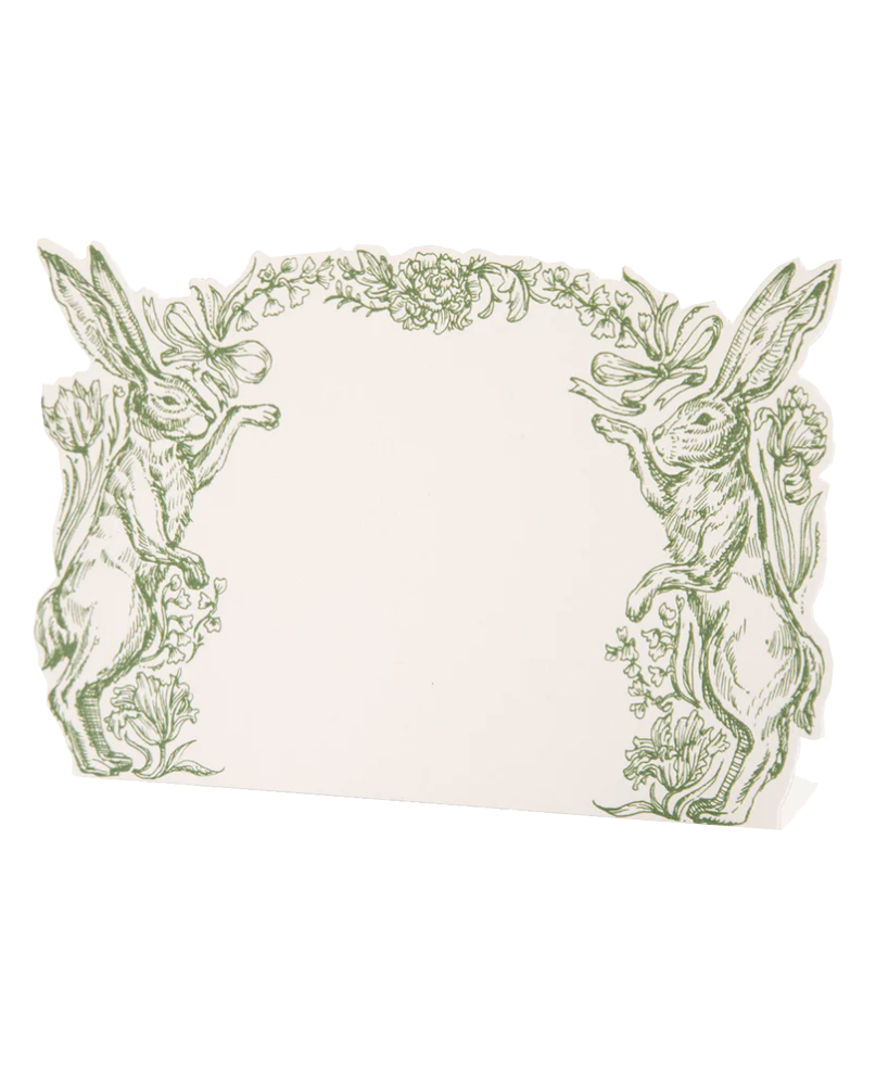 Greenhouse Hares Place Card