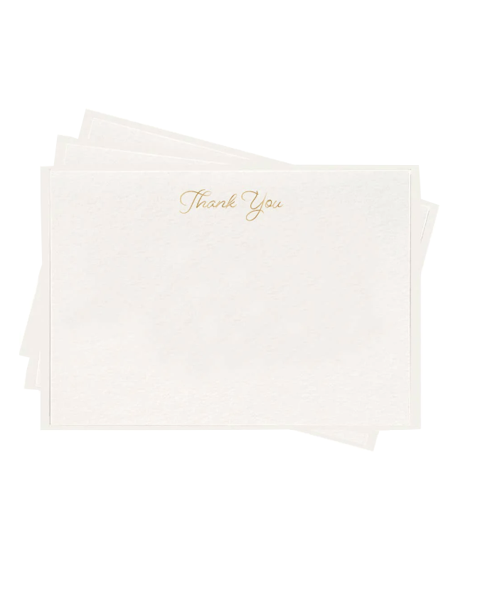 Thank You - Fancy Flat Notes