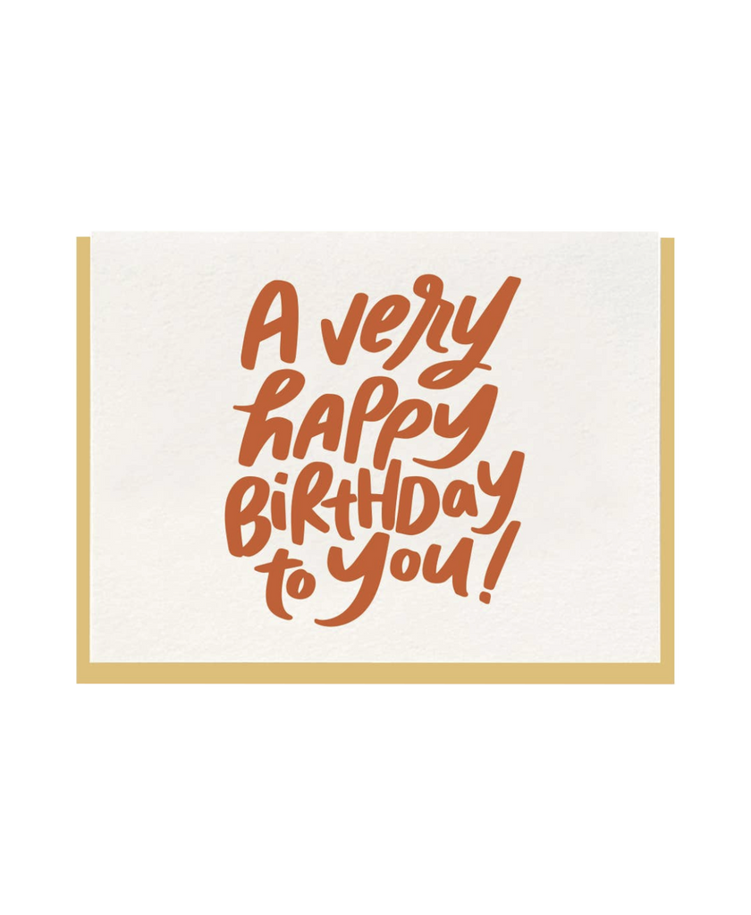 Very Happy Birthday