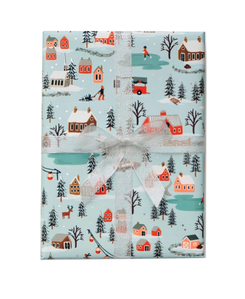 Holiday Village Gift Wrap