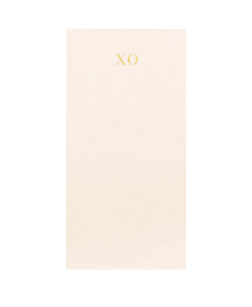 Pink XO Notepad