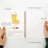 Garden Watercolor Workbook