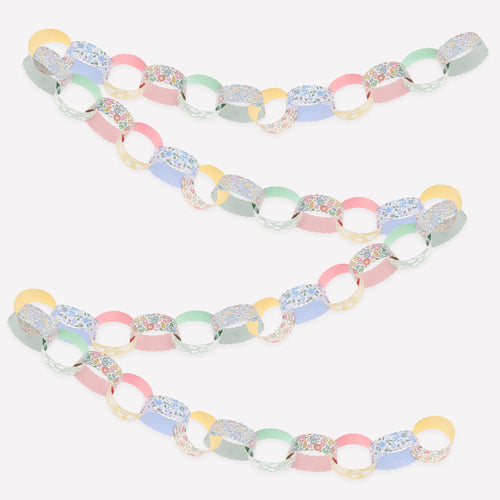 Meri Meri x Liberty Scalloped Paper Chains Set