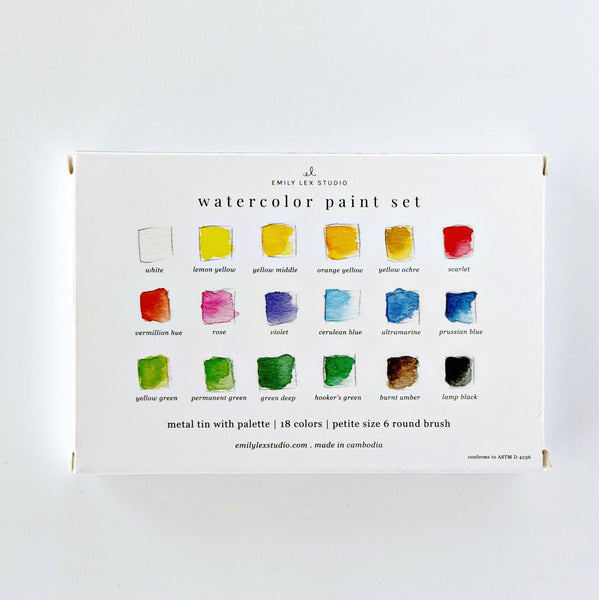 Watercolor Paint Set