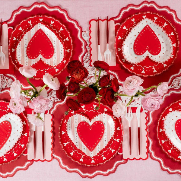 From the Heart Scallop Guest Towels