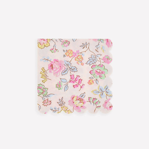 Pink Chintz Small Napkins