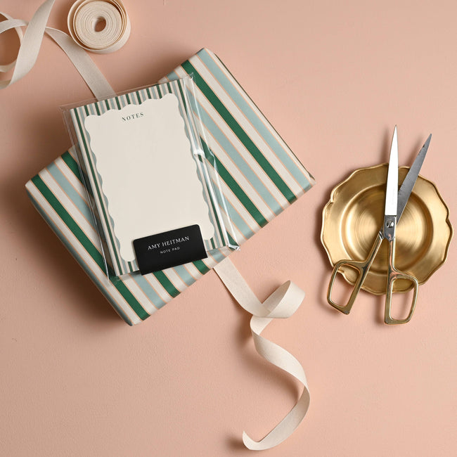 Green Stripe Wrapping Sheets