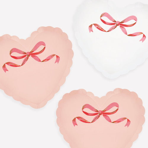 Coquette Heart Plates