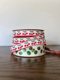 Cherry Woven Ribbon