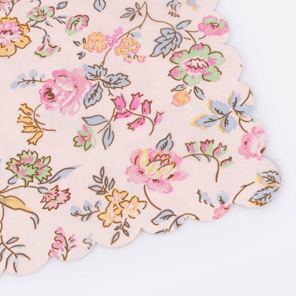 Pink Chintz Large Napkins
