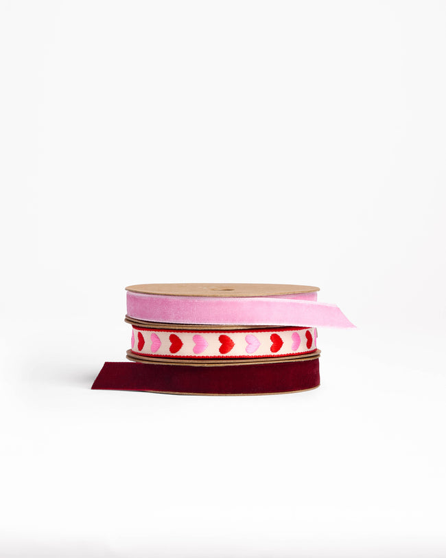 Hearts Woven Ribbon