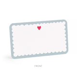 Scalloped Heart Little Notes® Duo Set, Notecards & Envelopes