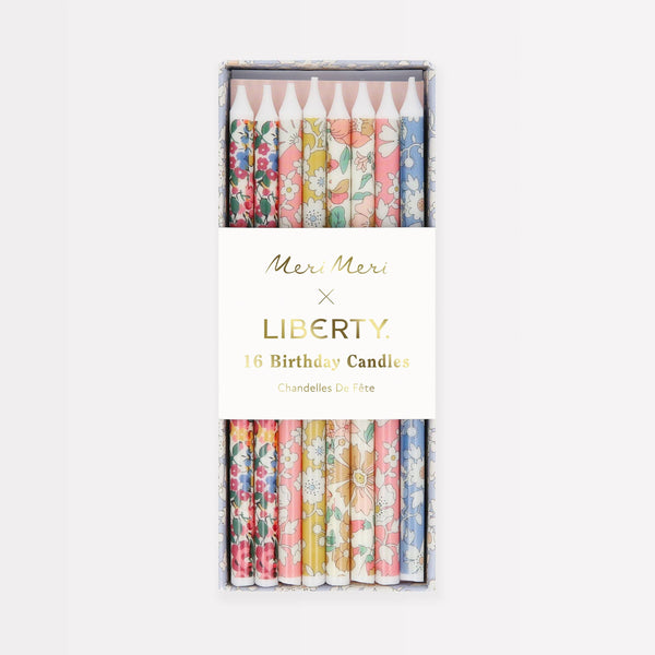 Meri Meri x Liberty Mixed Print Party Candles