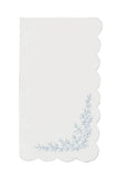 Floral Elegance Blue Guest Towels