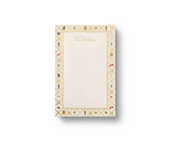 Holiday Argyle Notepad