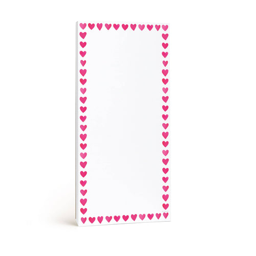 Mini Hearts Frame Market Notepad