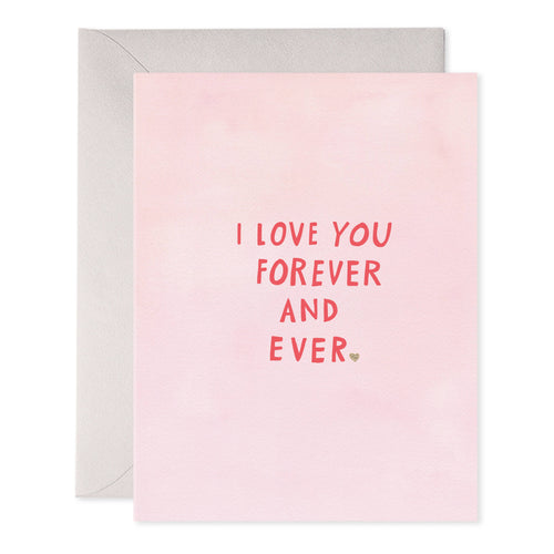 Pink Forever and Ever Greeting Card