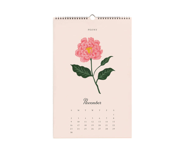 2025 Say It With Flowers Wall Calendar