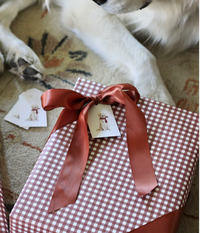 Red Gingham Wrapping Sheets