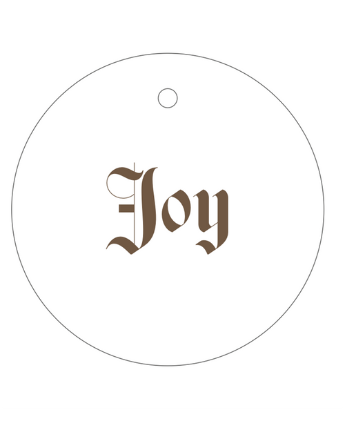 *Joy Old English Gift Tags