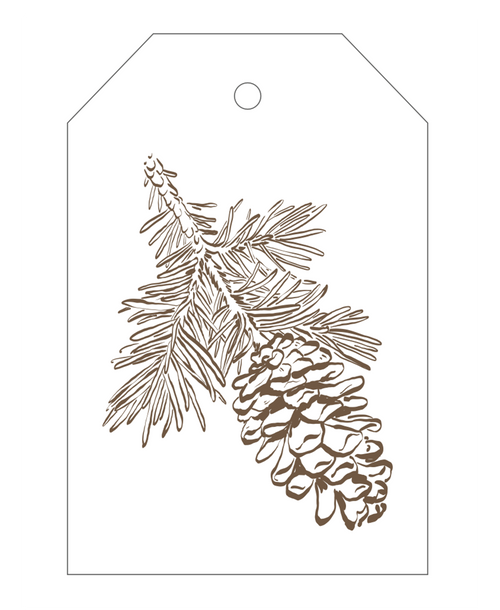 *Pine Bough Gift Tags