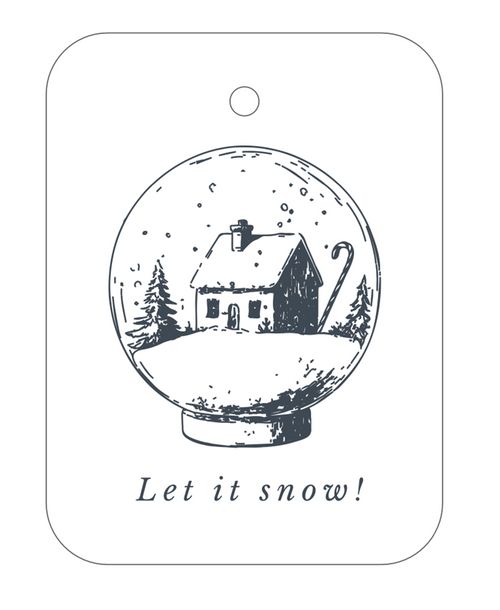 *Snowy Globe Gift Tags