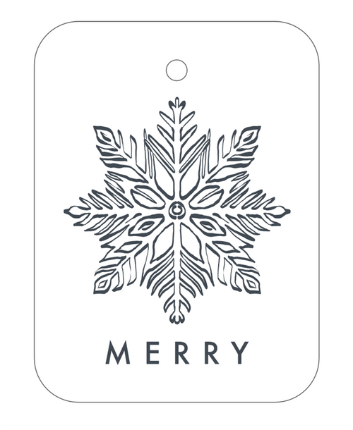 *Snowflake Gift Tags