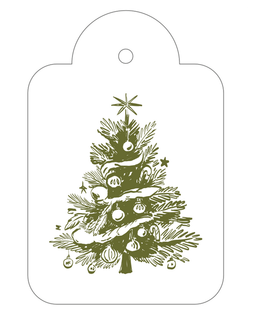 *Pine Tree Gift Tags