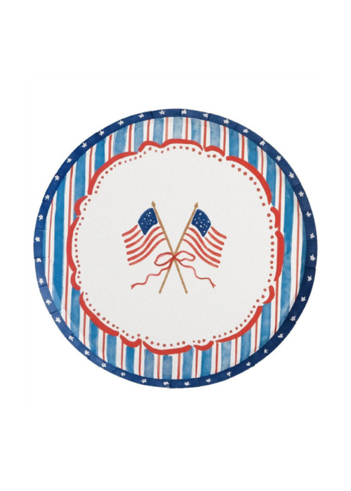 4th of July Flag Dessert Plates
