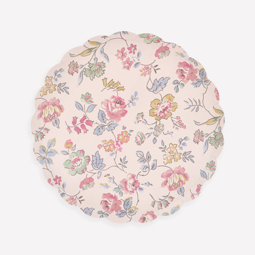 Pink Chintz Side Plates
