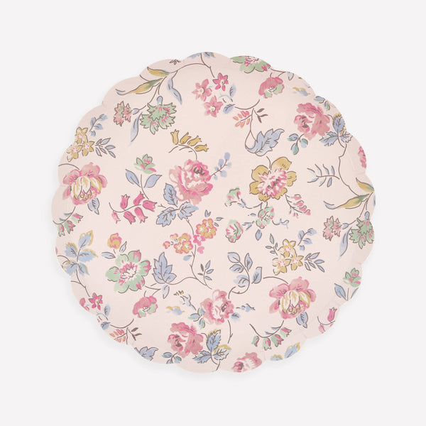 Pink Chintz Side Plates