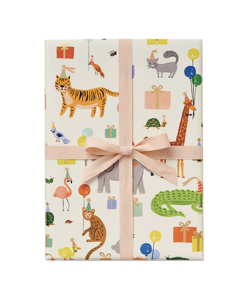 Party Animals Continuous Wrapping Roll