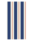 Navy & Red Awning Stripe Guest Napkin