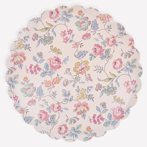 Pink Chintz Dinner Plates