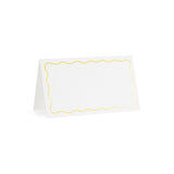 Gold Scallop Place Card