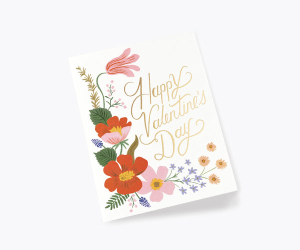 Strawberry Garden Valentine Card