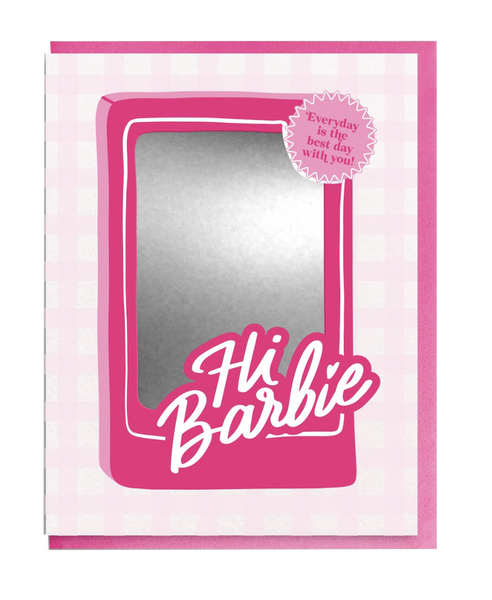 Barbie - Foil Greeting Card