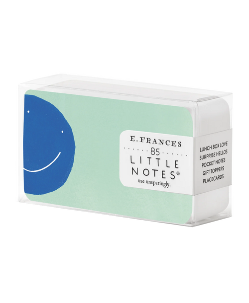 Blue Smiley Little Notes® by E. Frances Paper