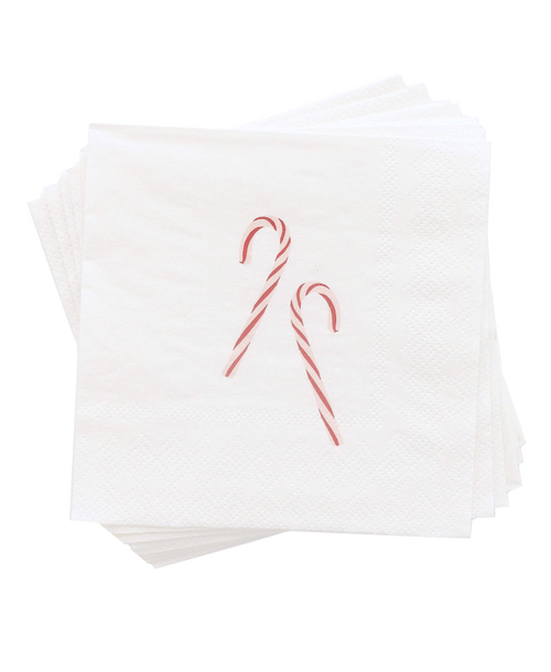 Candy Cane Cocktail Napkin