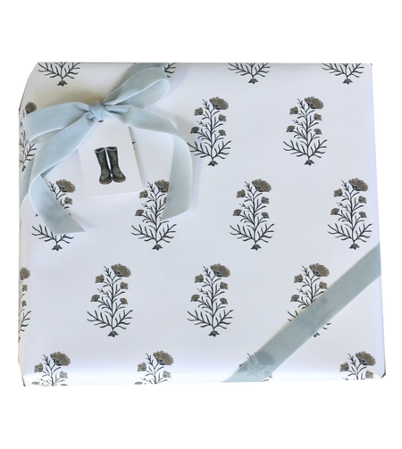 Henry Chocolate Gingham Wrapping Sheets