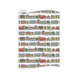 Christmas Trains Wrapping Paper Roll