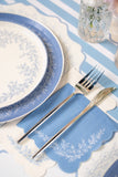 Floral Elegance Blue Guest Towels