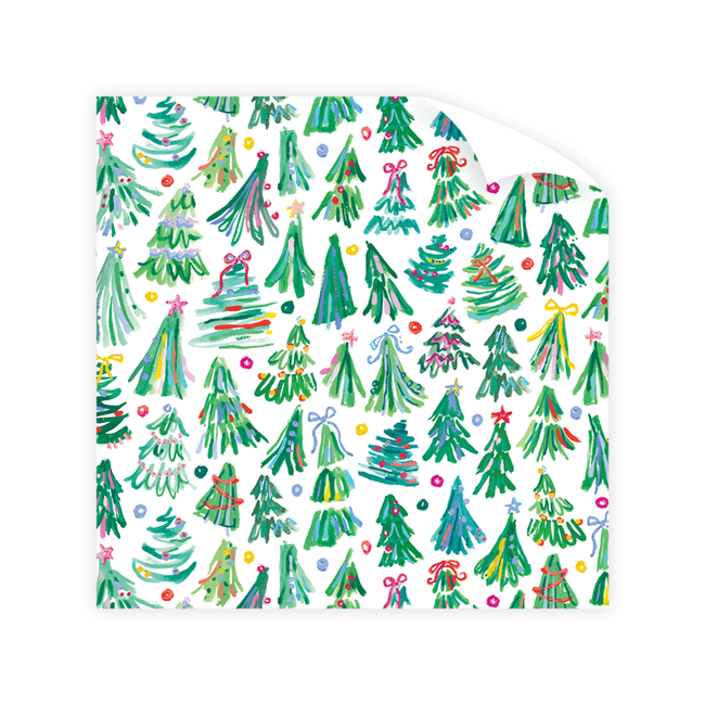 Jolly Trees Wrapping Paper Roll
