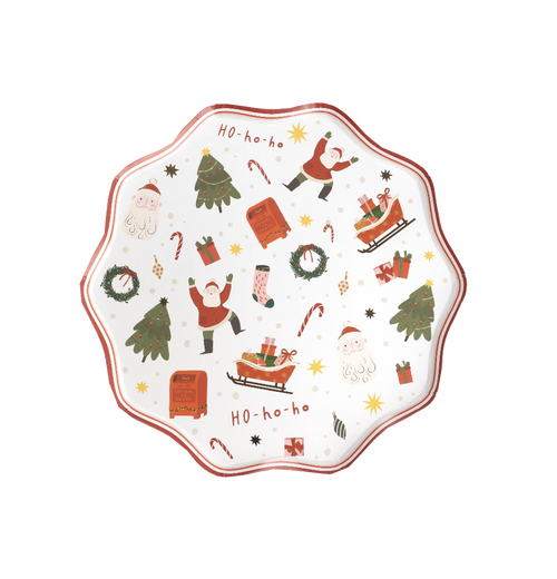 Christmas Cheer Dinner Paper Plates