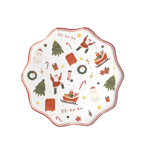 Christmas Cheer Dinner Paper Plates