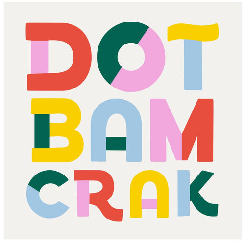 Dot Bam Crack Cocktail Napkin