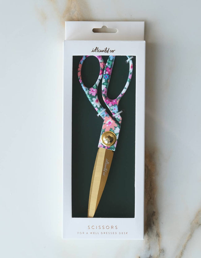Designer Scissors | Ditsy Flower