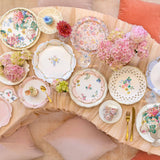 Pink Chintz Dinner Plates