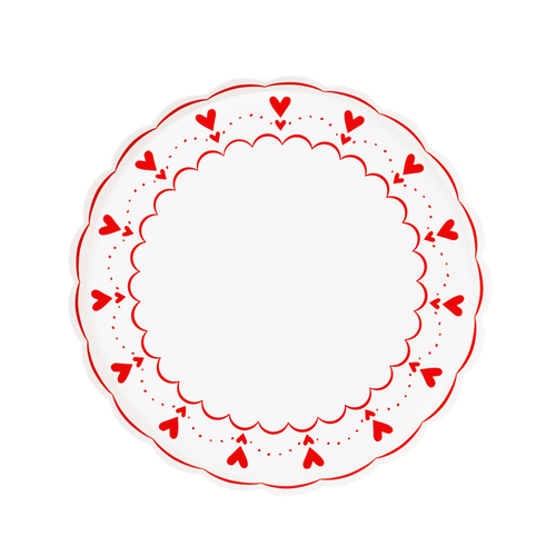 From the Heart Dessert Plates