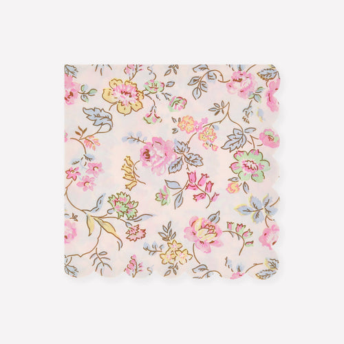 Pink Chintz Large Napkins